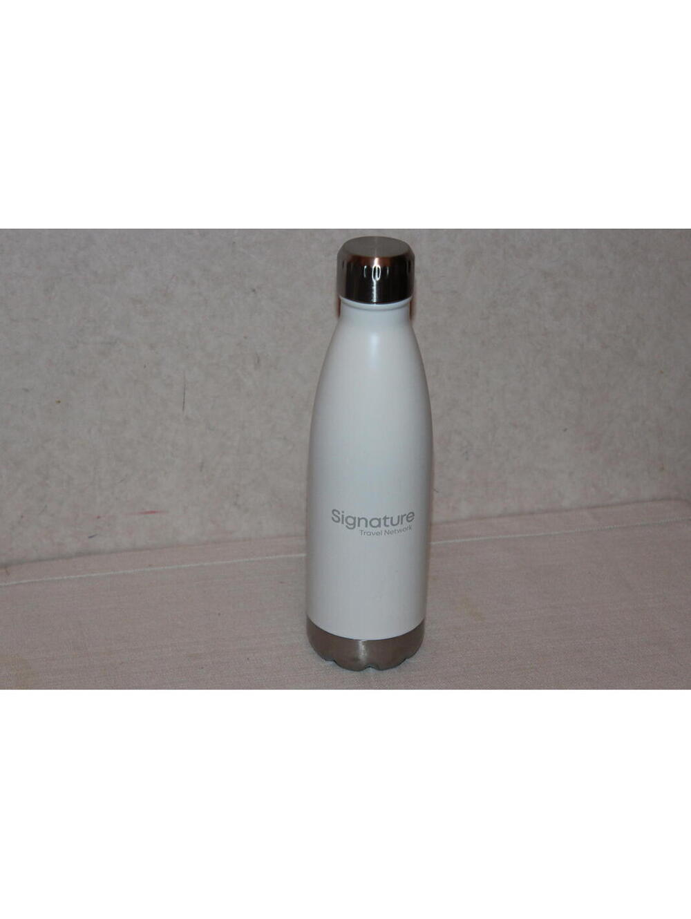 NEW Signature Travel Network Metal Water Bottle